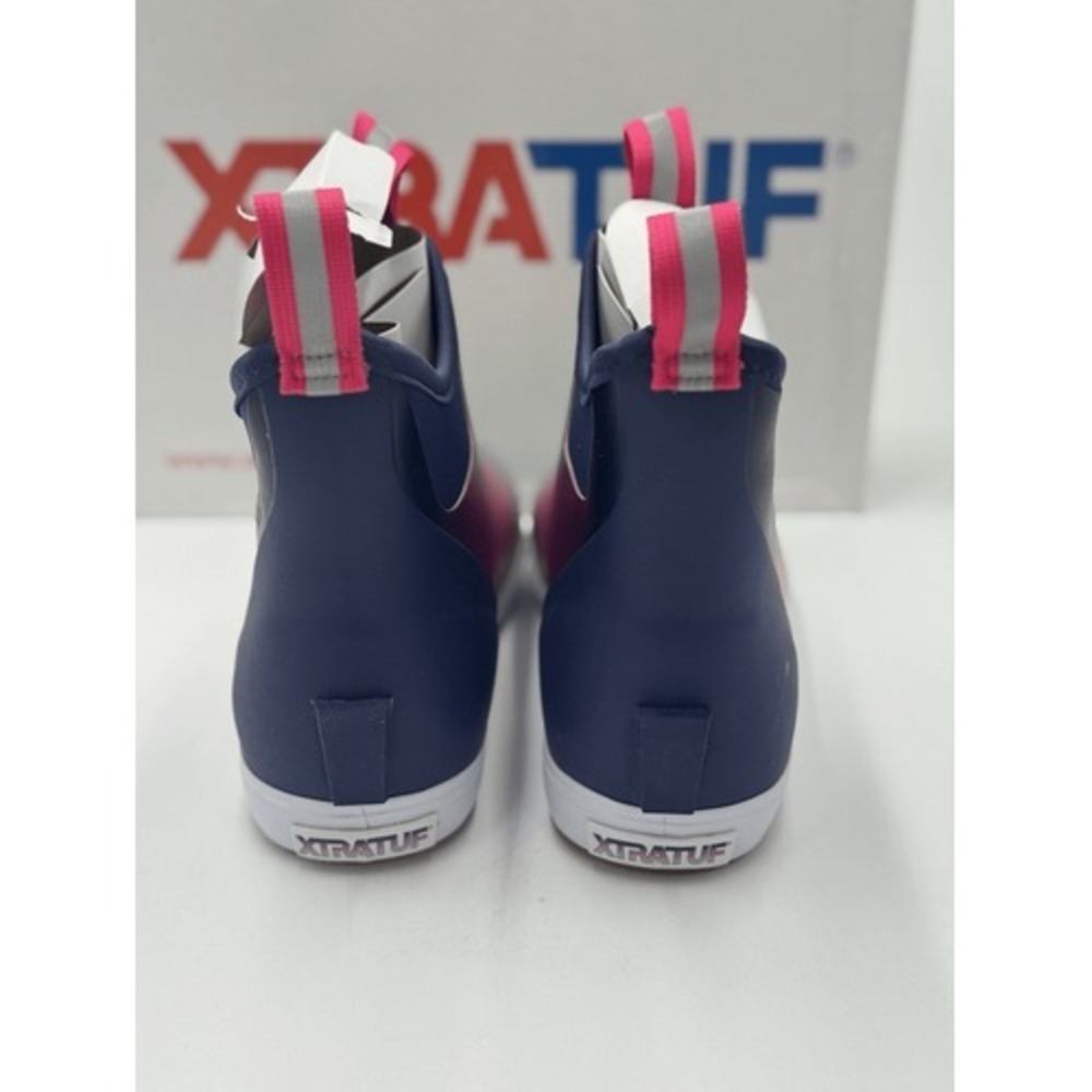 XTRATUF Women's Ankle Deck Boot Purple Aurora New In Box Size 9 - Picture 6 of 8